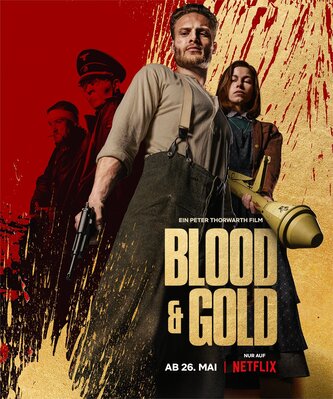 Blood and Gold 2023 in Hindi Dubb Hdrip